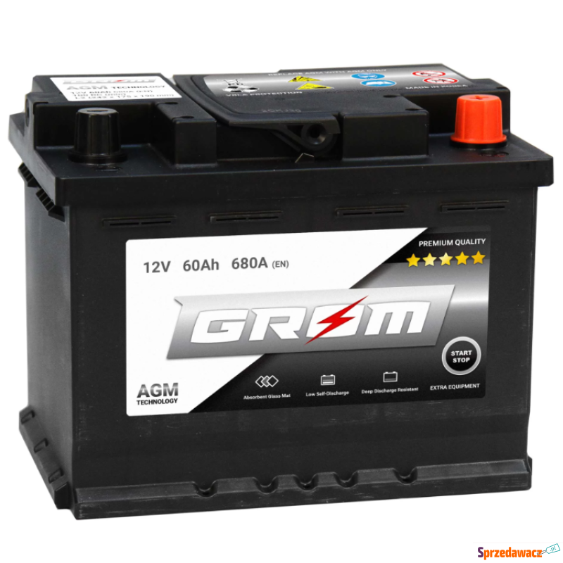 Akumulator GROM agm start&stop...