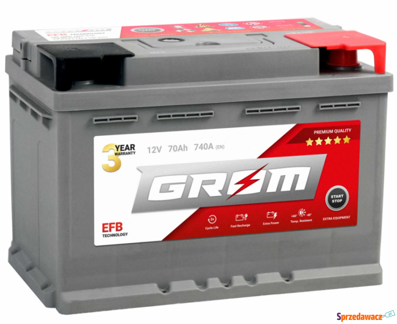 Akumulator 70Ah 740A en Grom S...