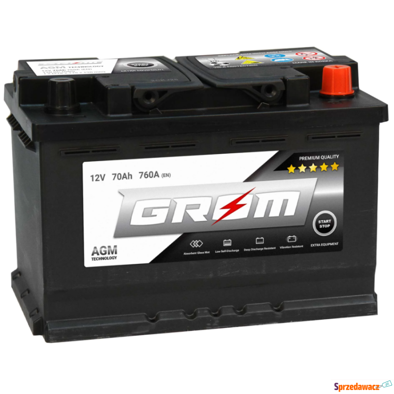 Akumulator 70Ah 760A en Grom S...