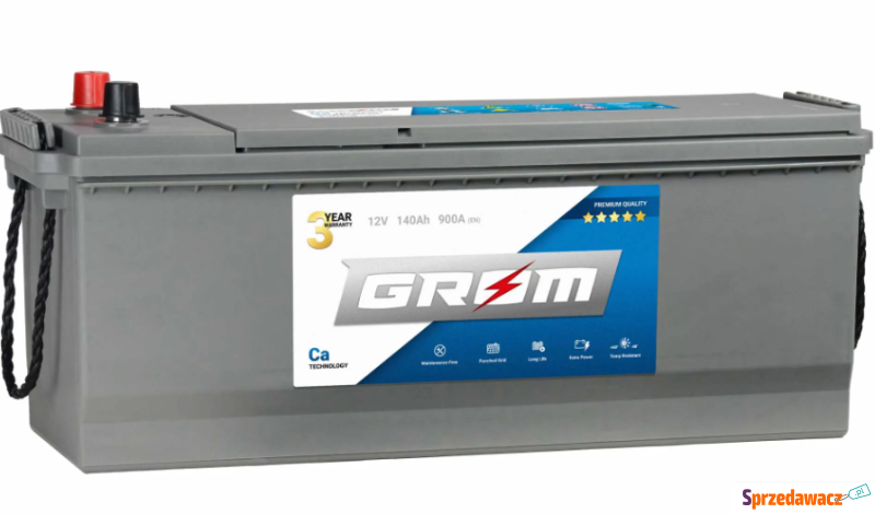 Akumulator 140Ah 900A EN Grom Premium