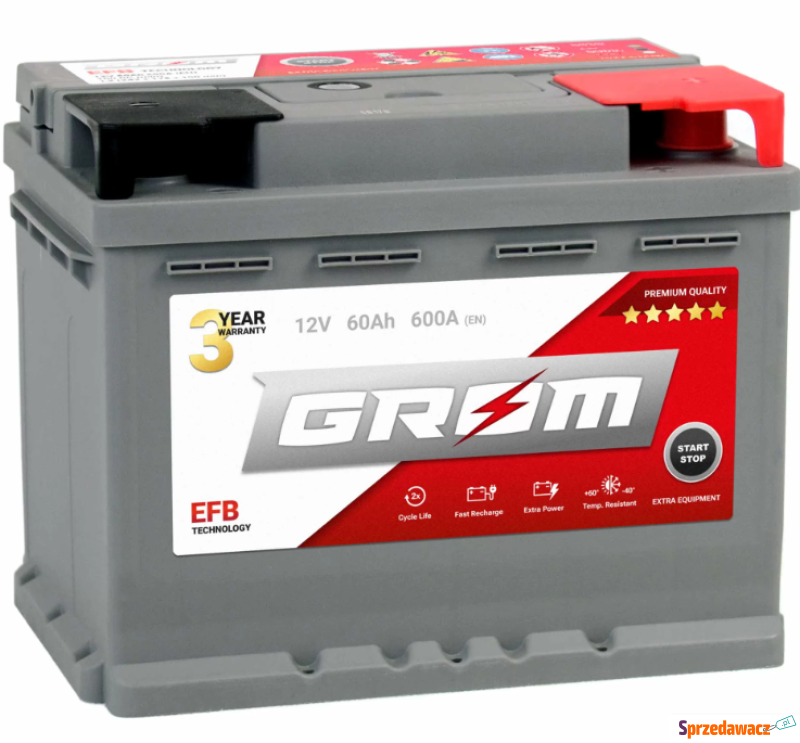 Akumulator GROM efb start&stop...