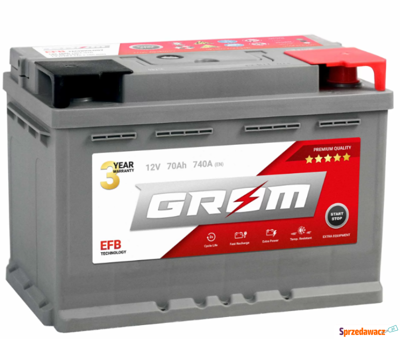 Akumulator GROM efb start&stop...