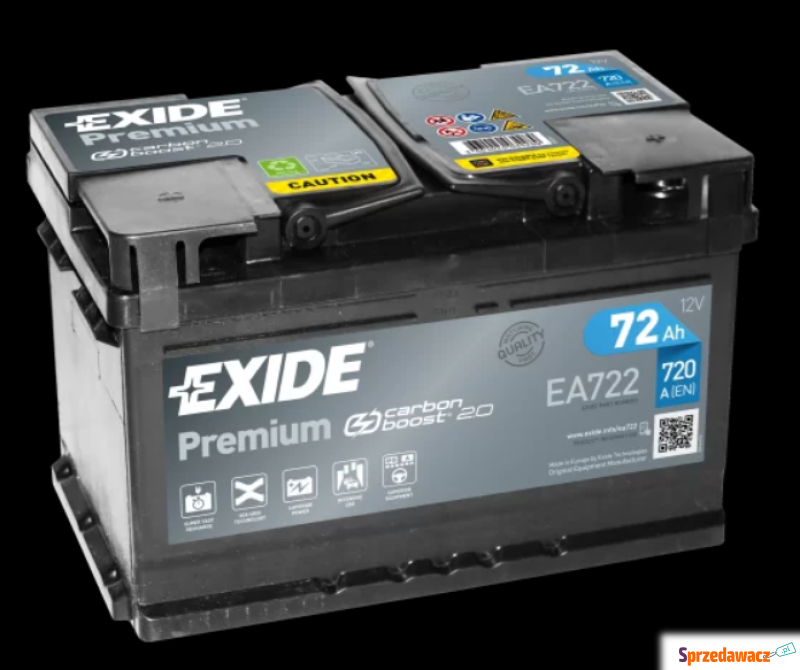 Akumulator Exide Premium 72Ah 720A