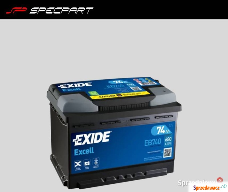 Akumulator  74Ah 680A  Exide Excell