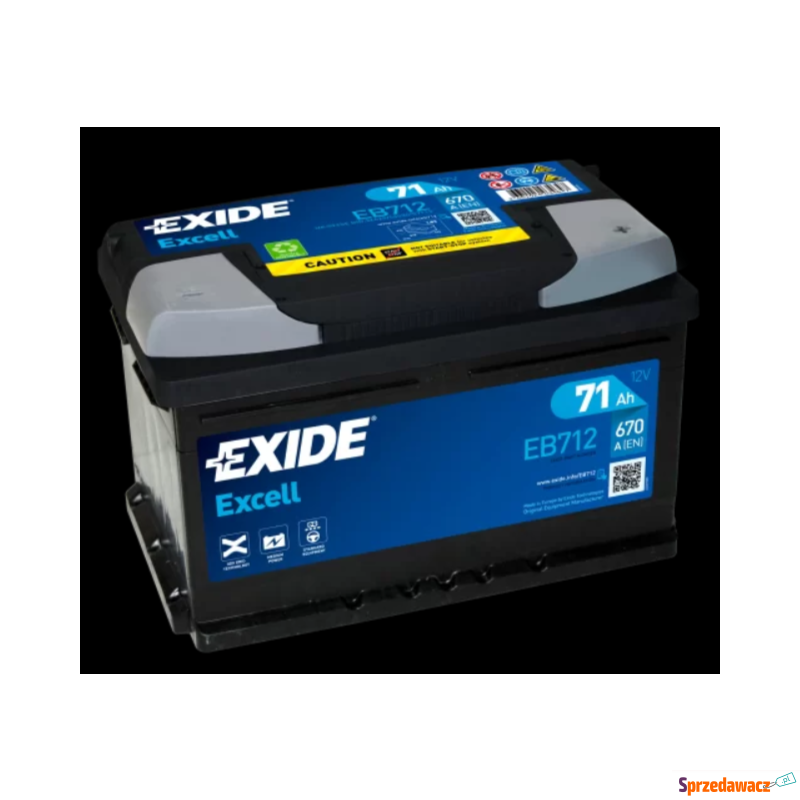 Akumulator Exide Excell 71Ah 670A