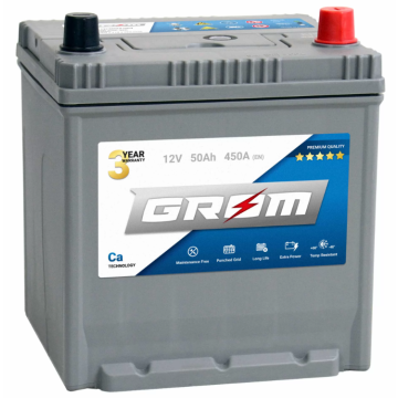 Akumulator GROM Premium 50Ah 450A japan p+ L+ - Akumulatory - Bydgoszcz - zdjęcie 2