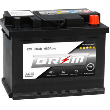 Akumulator 60Ah 680A en Grom Start&Stop AGM - Akumulatory - Bydgoszcz - zdjęcie 1