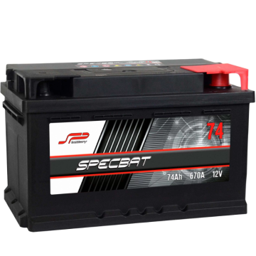 Akumulator SPECBAT 74ah 670a niski/wysoki - Akumulatory - Bydgoszcz - zdjęcie 1
