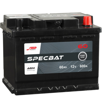 Akumulator SPECBAT agm start&stop 60Ah 600A - Akumulatory - Bydgoszcz - zdjęcie 1