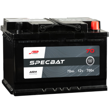 Akumulator SPECBAT agm start&stop 70Ah 700A - Akumulatory - Bydgoszcz - zdjęcie 1