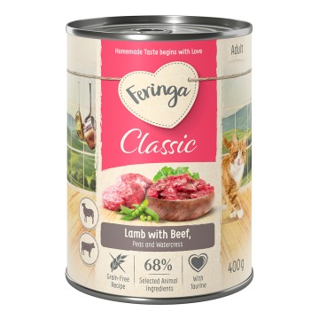 Korzystny pakiet Feringa Classic Meat Menu, 12 x 400 g  - Jagnięcina i wołowina