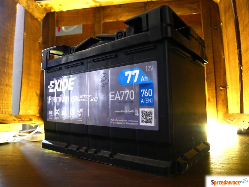 Akumulator Exide Premium 77Ah 760A - Pozostałe części - Ruda Śląska