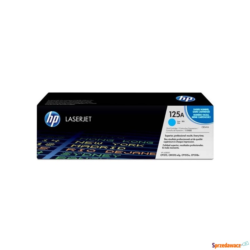 HP oryginalny toner CB541A, cyan, 1400s, 125A,... - Tusze, tonery - Kędzierzyn-Koźle