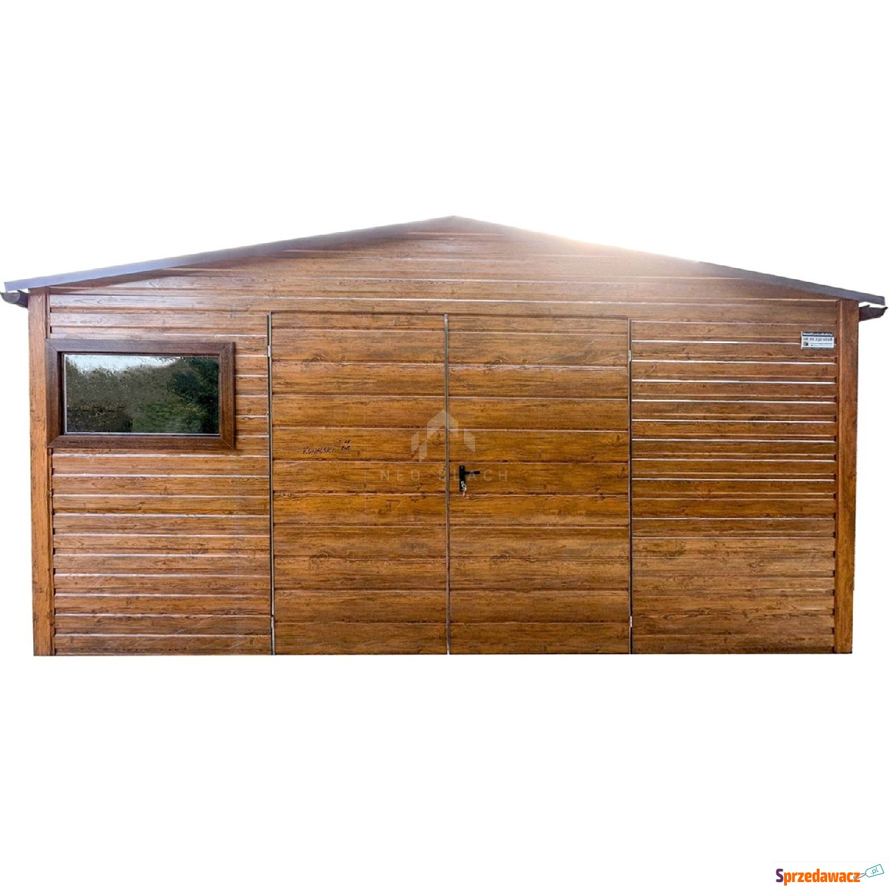 Schowek Domek ogrodowy 5x2,5m Brama...