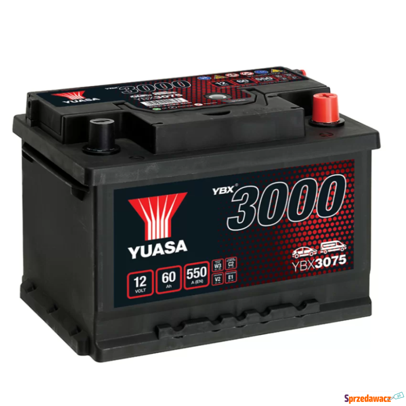 Akumulator YUASA black 60Ah 550A