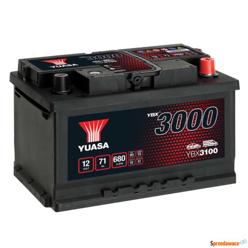Akumulator YUASA black 71Ah 680A