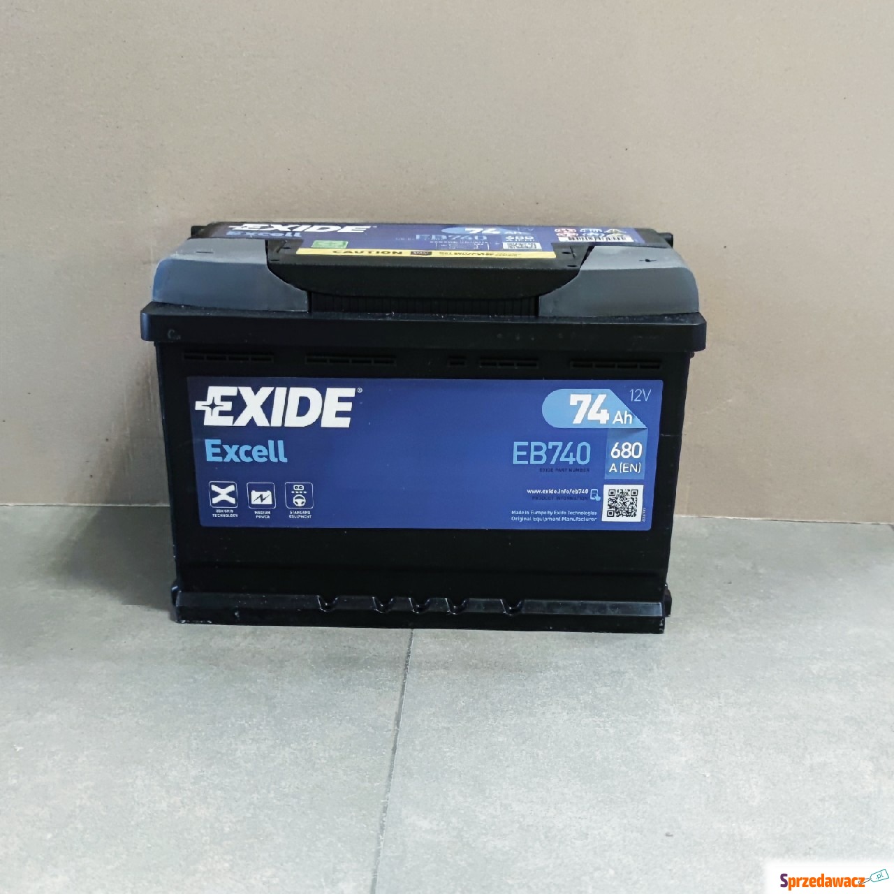 Akumulator 74Ah 680A Exide Excell...