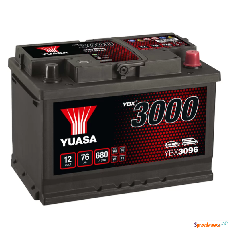 Akumulator YUASA black 76Ah 680A
