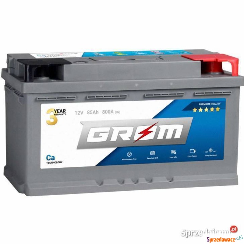 Akumulator Grom 85Ah 800A