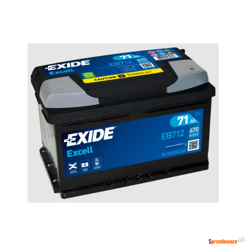 Akumulator 71Ah 670A  EN Exide...