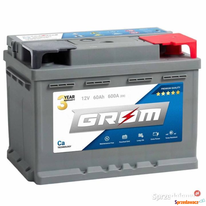 Grom Premium 60Ah 600A