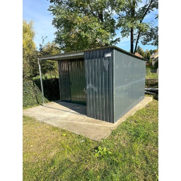 Schowek Wiata Domek ogrodowy 2,5x4m + wiata 1,5m... - Altany, domki, namioty - Tychy - zdjęcie 2