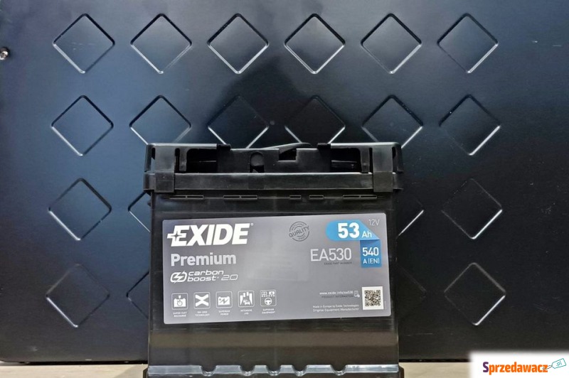 Akumulator 53Ah 540A Exide Premium EA530 prawy... - Akumulatory - Poznań