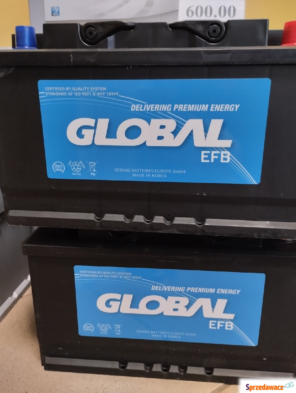 Nowy Akumulator Global EFB  80AH...