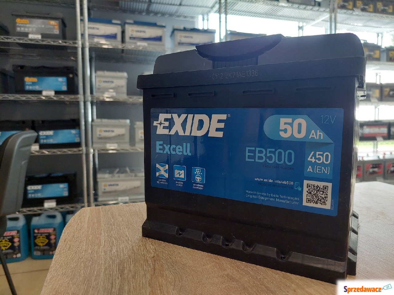 Akumulator 50Ah 450A Exide Excell