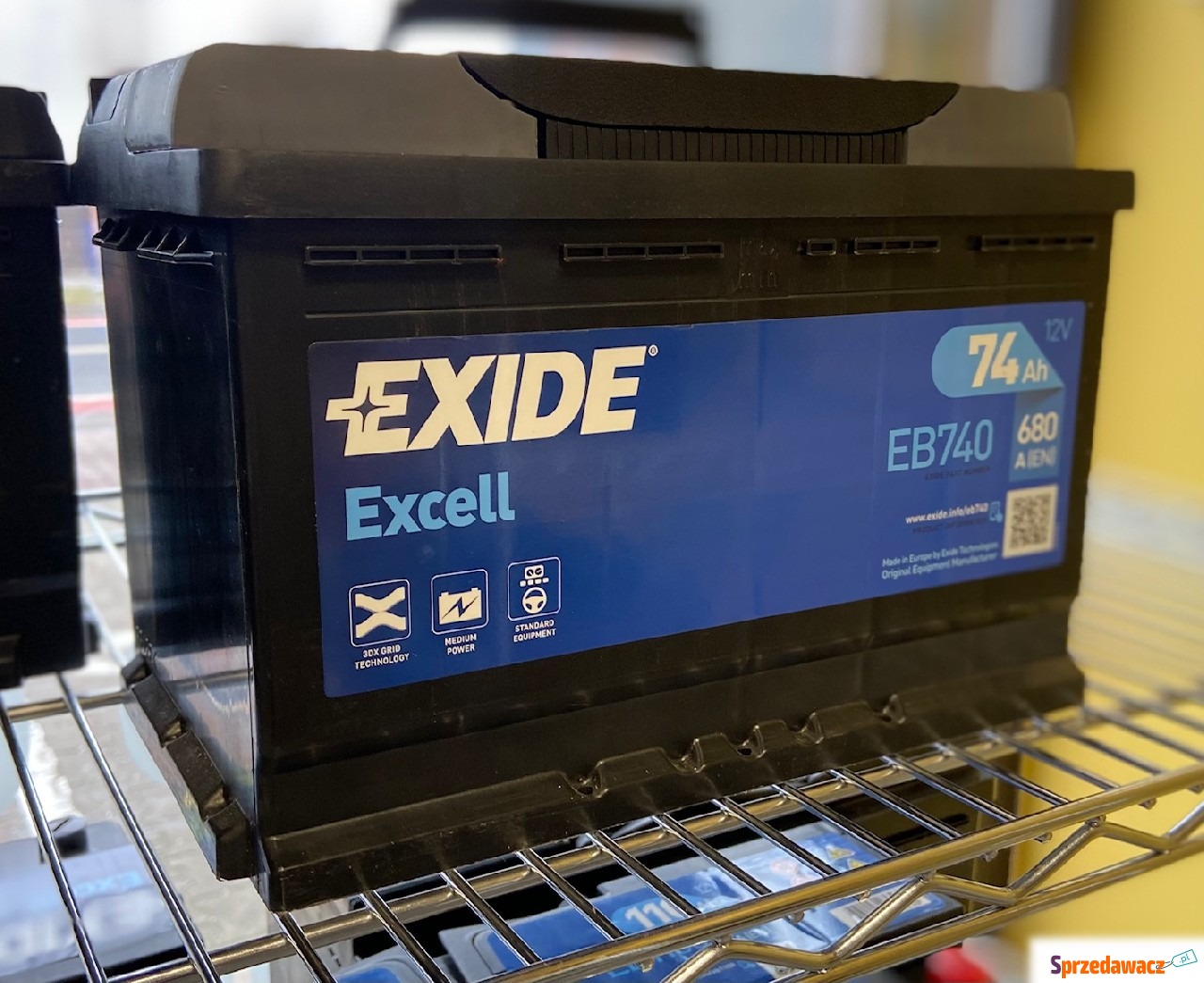 Akumulator 74Ah 680A EB740 Exide...