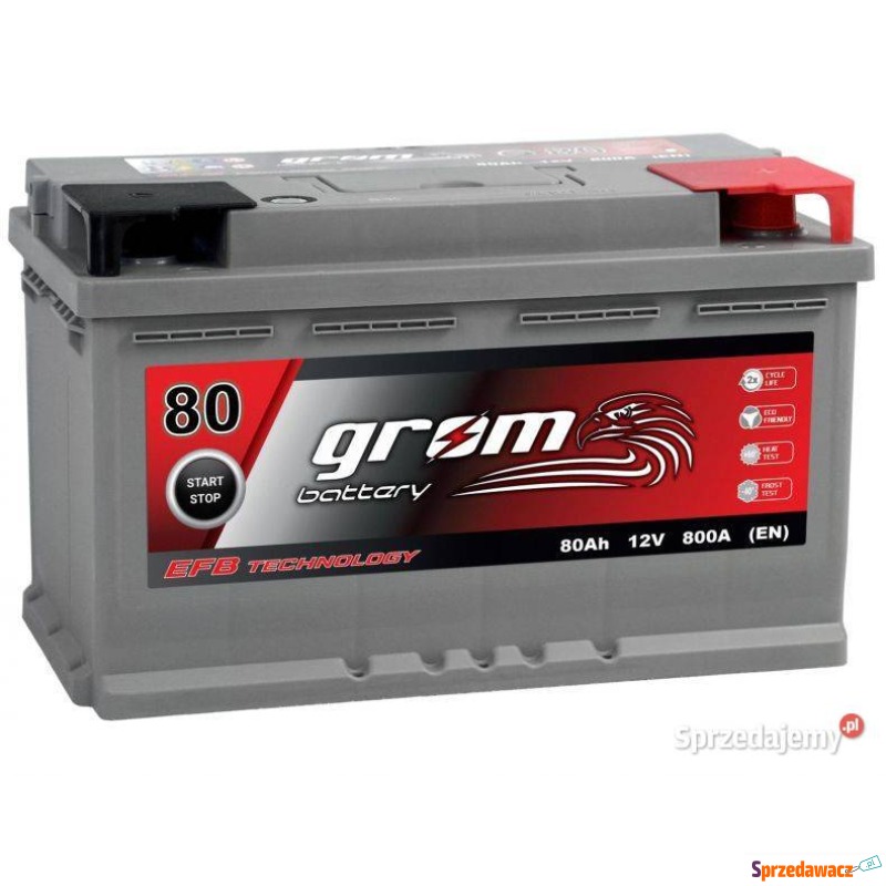 Grom Efb start-stop 80Ah 800A