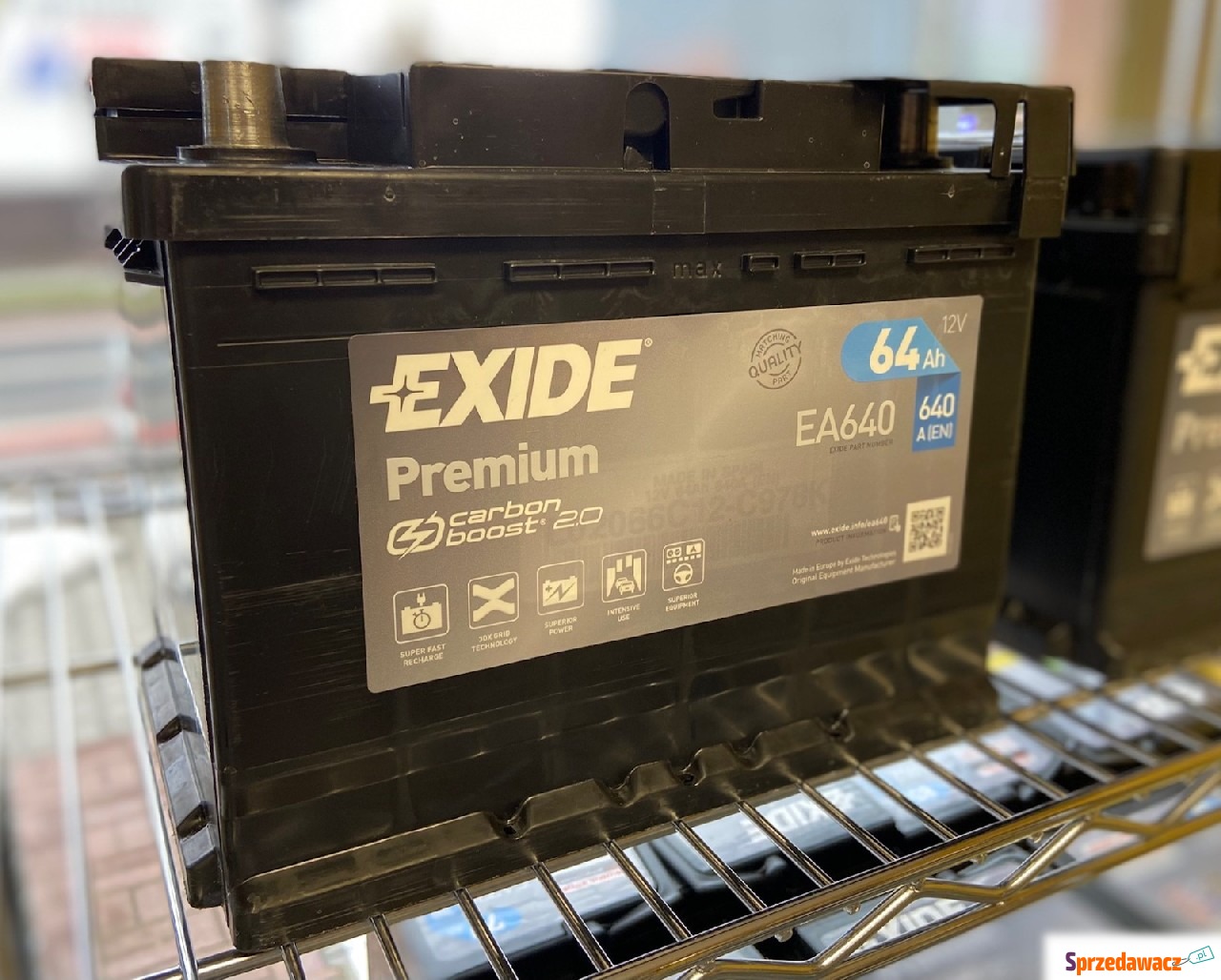 Akumulator 64Ah 640A EA640 EN Exide...
