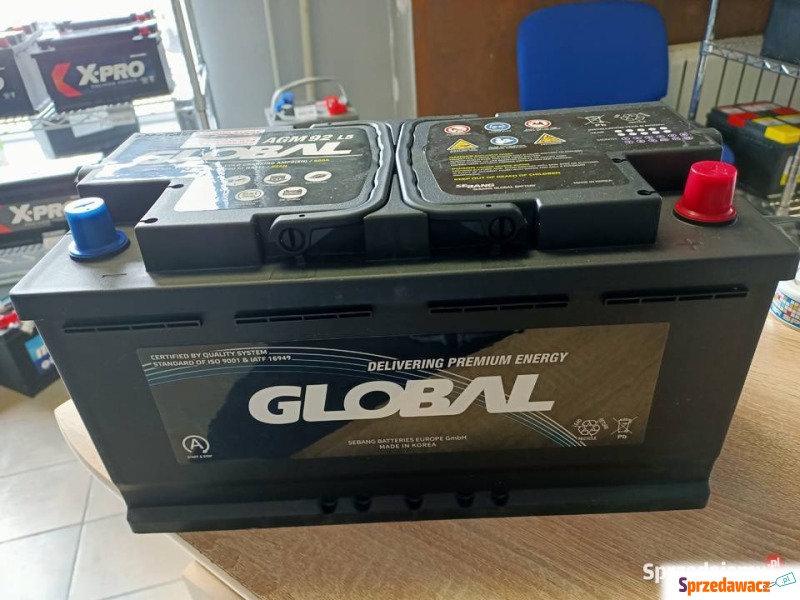 Global AGM start-stop 92Ah 850A