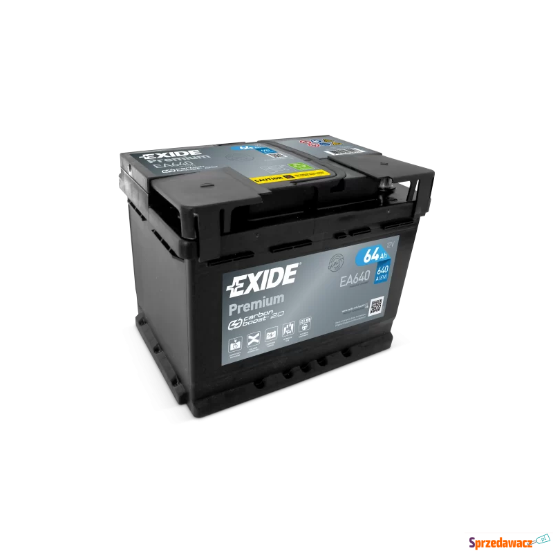Akumulator 64Ah 640A Exide Premium