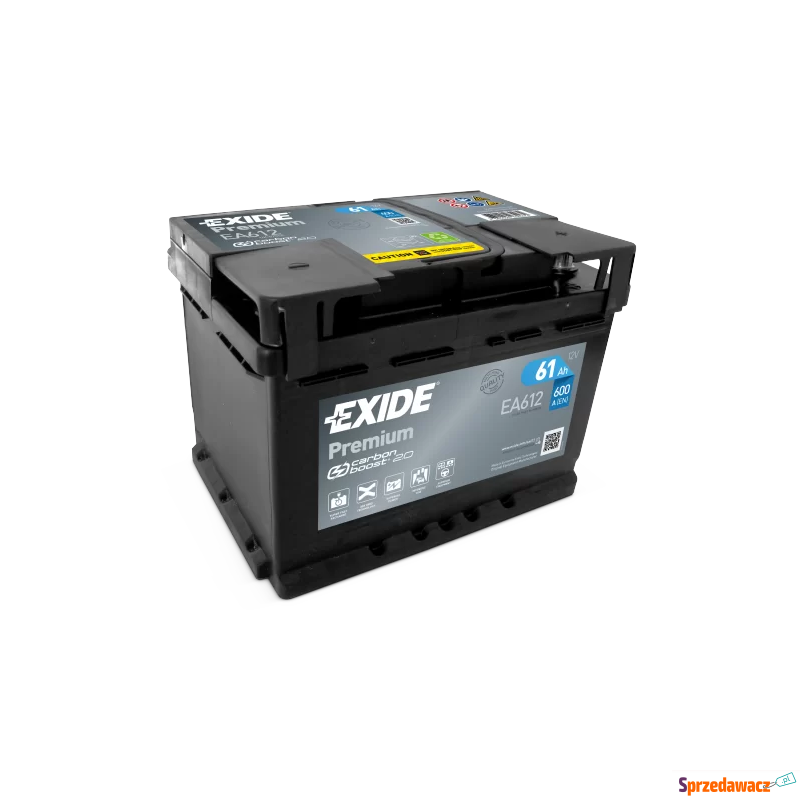 Akumulator 61Ah 600A Exide Premium...