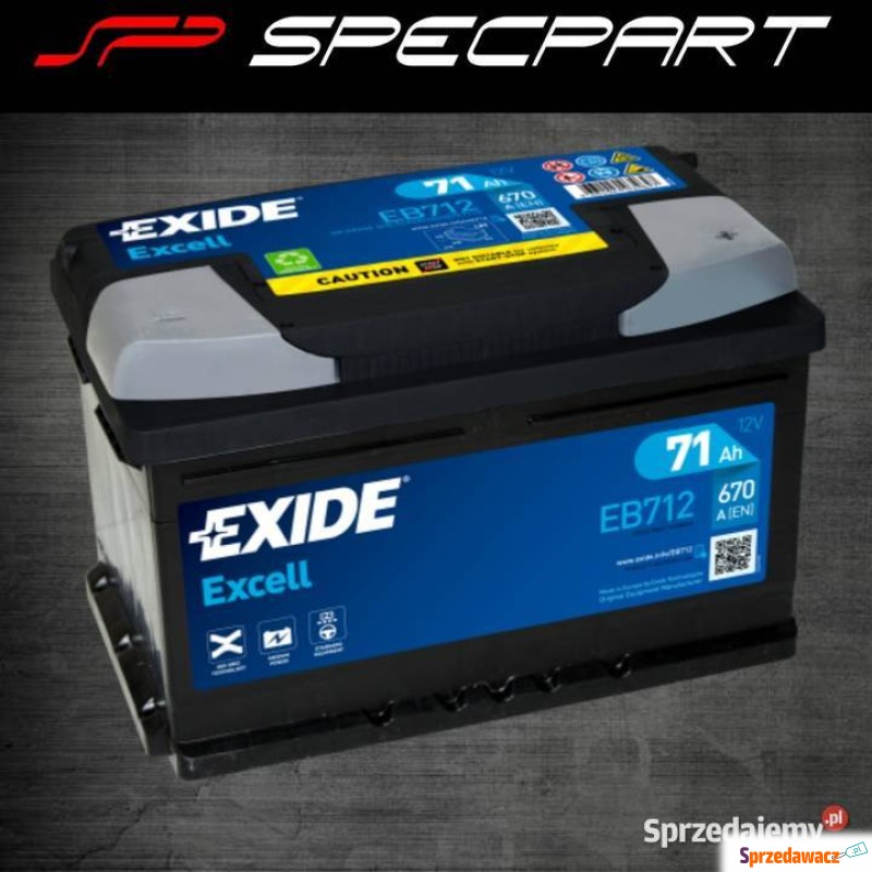 Akumulator 71Ah 670A Exide Excell