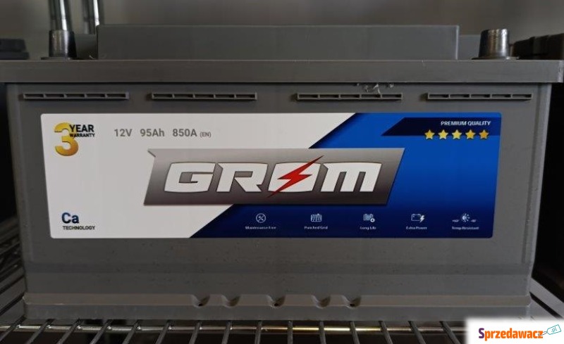 Akumulator 95Ah 850A EN GROM prawy...