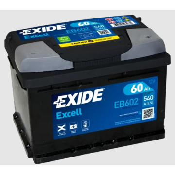 Akumulator 60Ah 540A Exide Excell - Akumulatory - Kalisz - zdjęcie 1