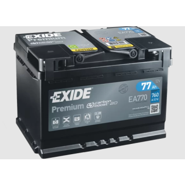 Akumulator 77Ah 760A Exide Premium - Akumulatory - Kalisz - zdjęcie 1