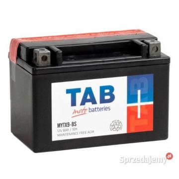 Exide ETX9-BS 12v 8Ah 120A lewy plus - Układ elektryczny - Warszawa - zdjęcie 1