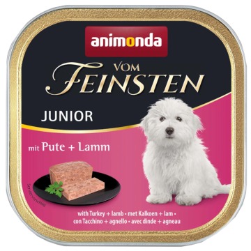 Megapakiet  animonda vom Feinsten Junior, 24 x 150 g - Indyk i jagnięcina