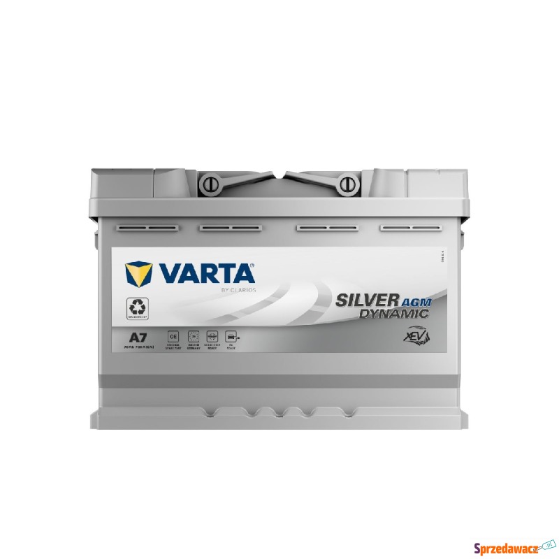 Akumulator 70Ah 760A en Varta Start&Start AGM... - Akumulatory - Bydgoszcz