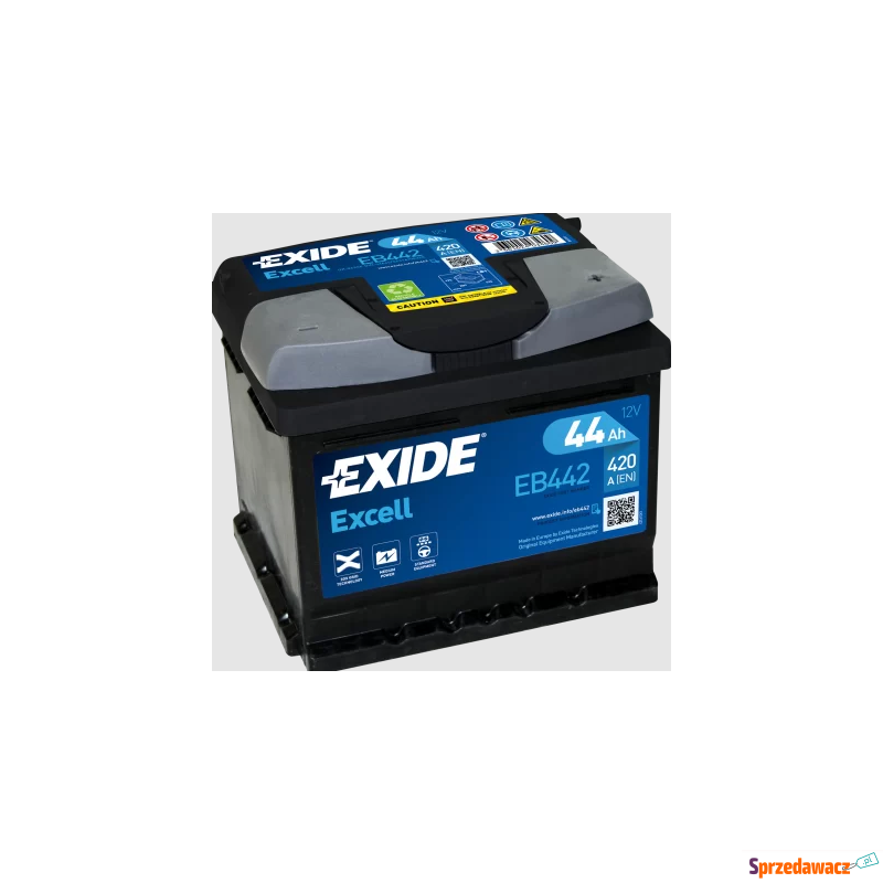 Akumulator 44Ah 420A Exide Excell - Akumulatory - Kalisz