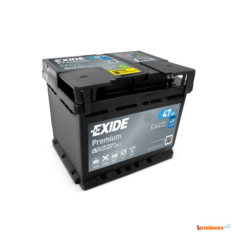 Akumulator 47Ah 450A Exide Premium - Akumulatory - Kalisz
