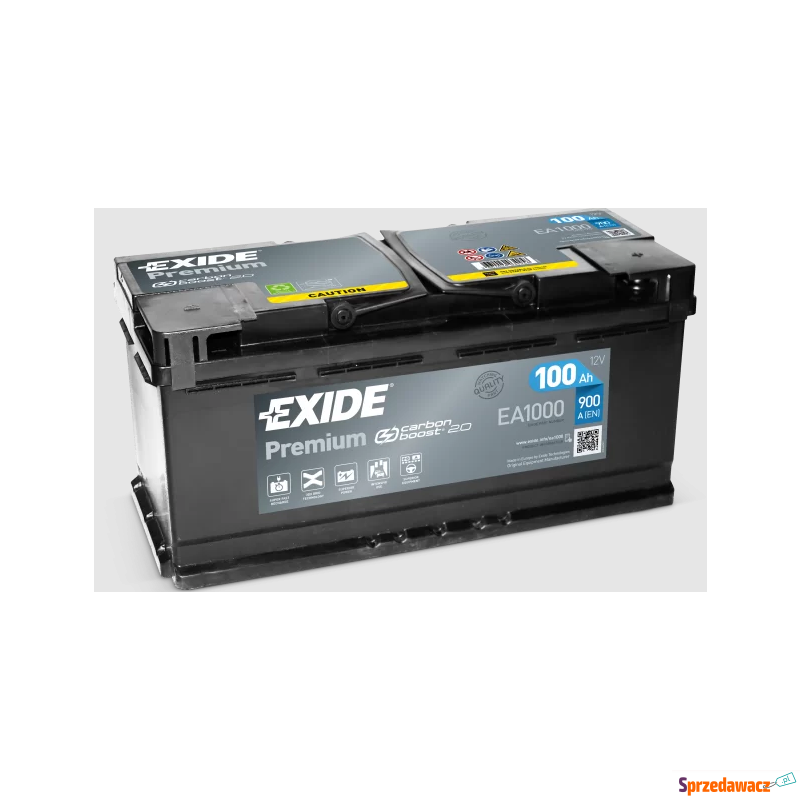 Akumulator 100Ah 900A Exide Premium - Akumulatory - Kalisz
