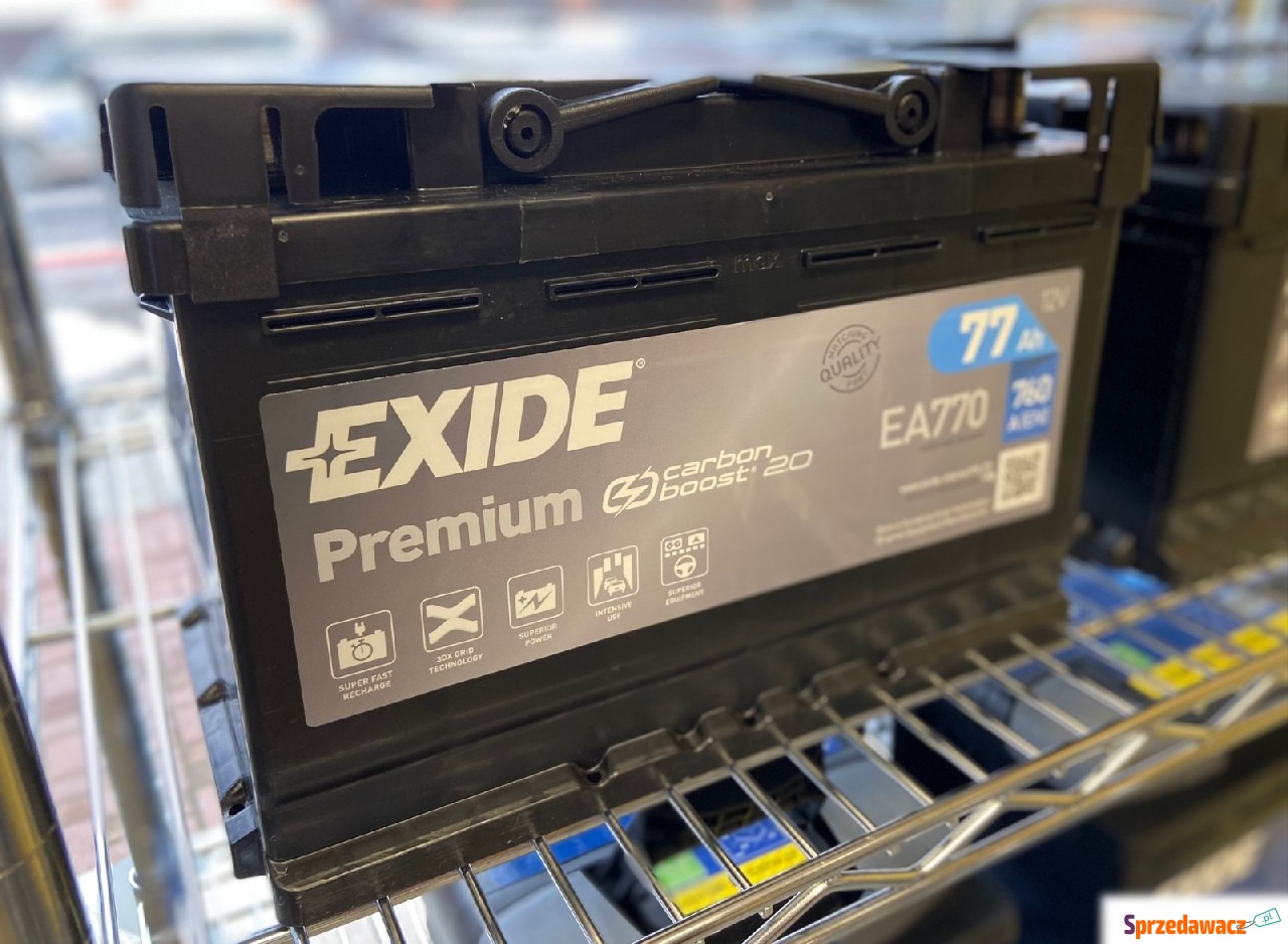 Akumulator 77Ah 760A EA770 Exide...