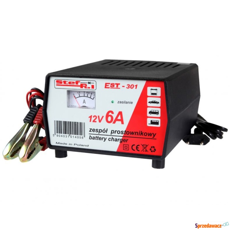 Prostownik Stef-Pol EST-301 12V/6A