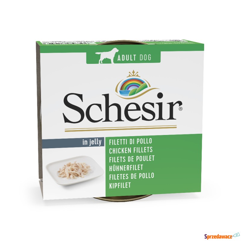 Schesir, karma mokra, 6 x 150 g - Kurczak - Karmy dla psów - Piła