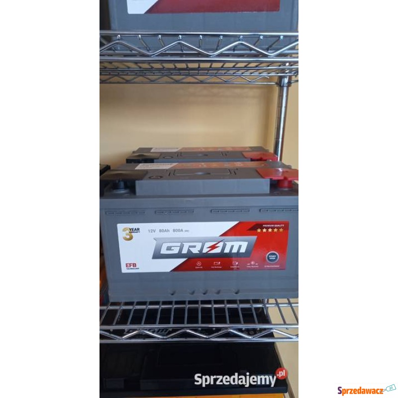 Akumulator  80Ah 800A P+ Grom EFB