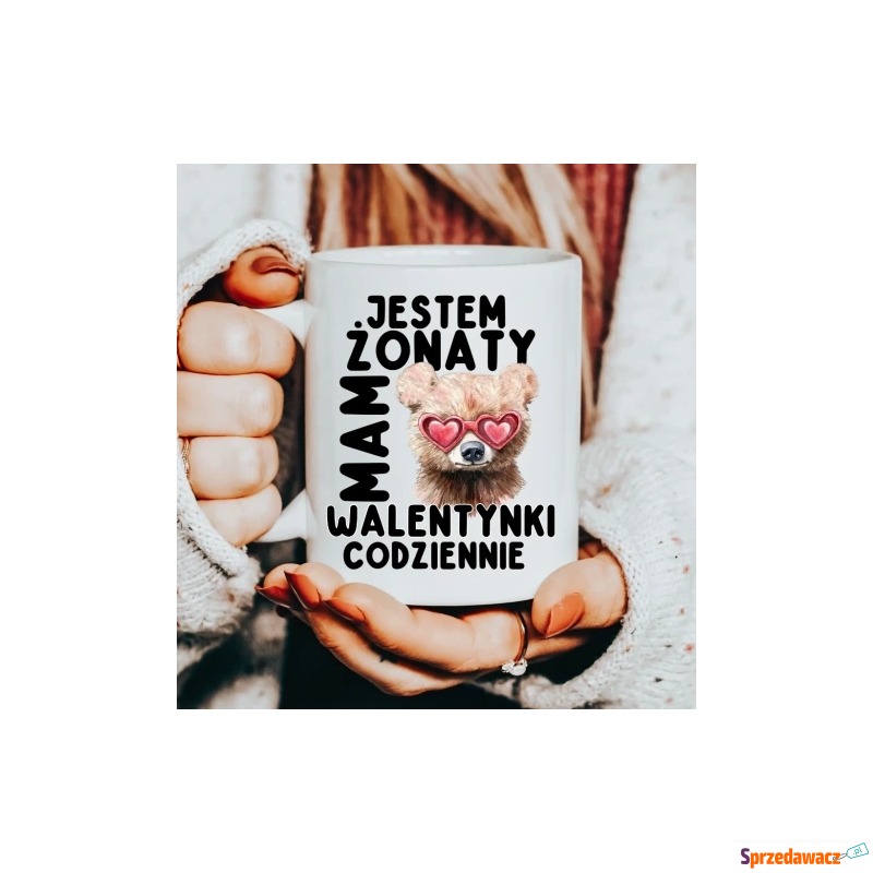 kubek na walentynki - jestem żonaty - Kubki - Kraków
